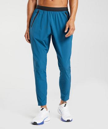 Gymshark Hybrid Woven Mjukisbyxor Herr Blå | SE 3339JPQ
